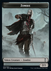 Zombie // Drake Double-sided Token [Streets of New Capenna Commander Tokens] | Tabernacle Games