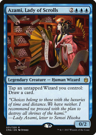 Azami, Lady of Scrolls [Commander Anthology] | Tabernacle Games