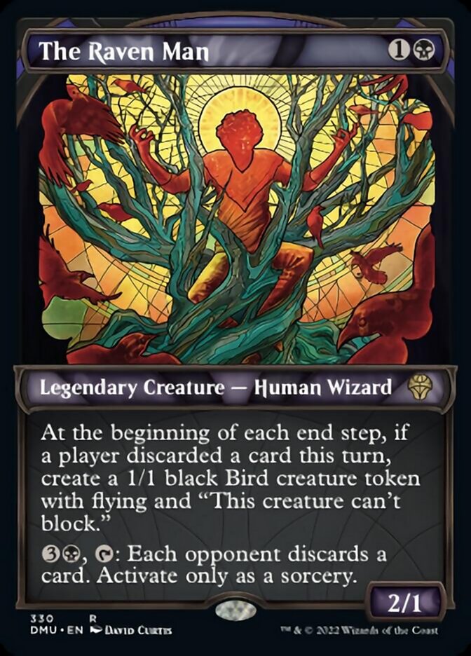 The Raven Man (Showcase Textured) [Dominaria United] | Tabernacle Games