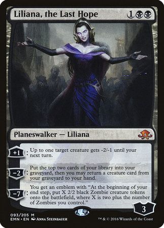 Liliana, the Last Hope [Eldritch Moon] | Tabernacle Games