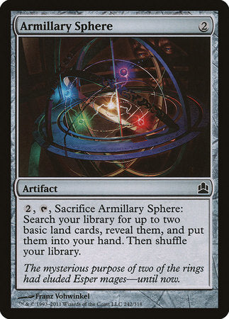 Armillary Sphere [Commander 2011] | Tabernacle Games