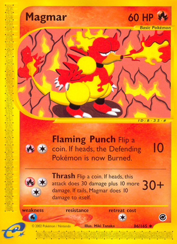 Magmar (86/165) [Expedition: Base Set] | Tabernacle Games