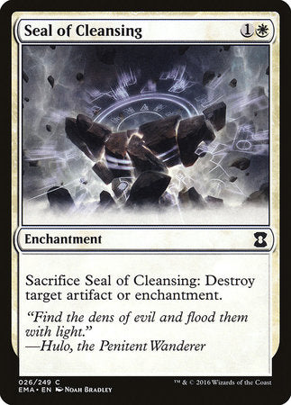 Seal of Cleansing [Eternal Masters] | Tabernacle Games