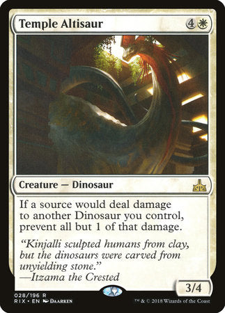 Temple Altisaur [Rivals of Ixalan] | Tabernacle Games