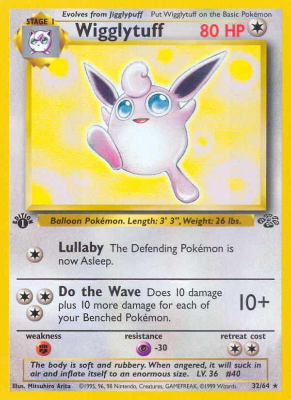 Wigglytuff (32/64) [Jungle 1st Edition] | Tabernacle Games