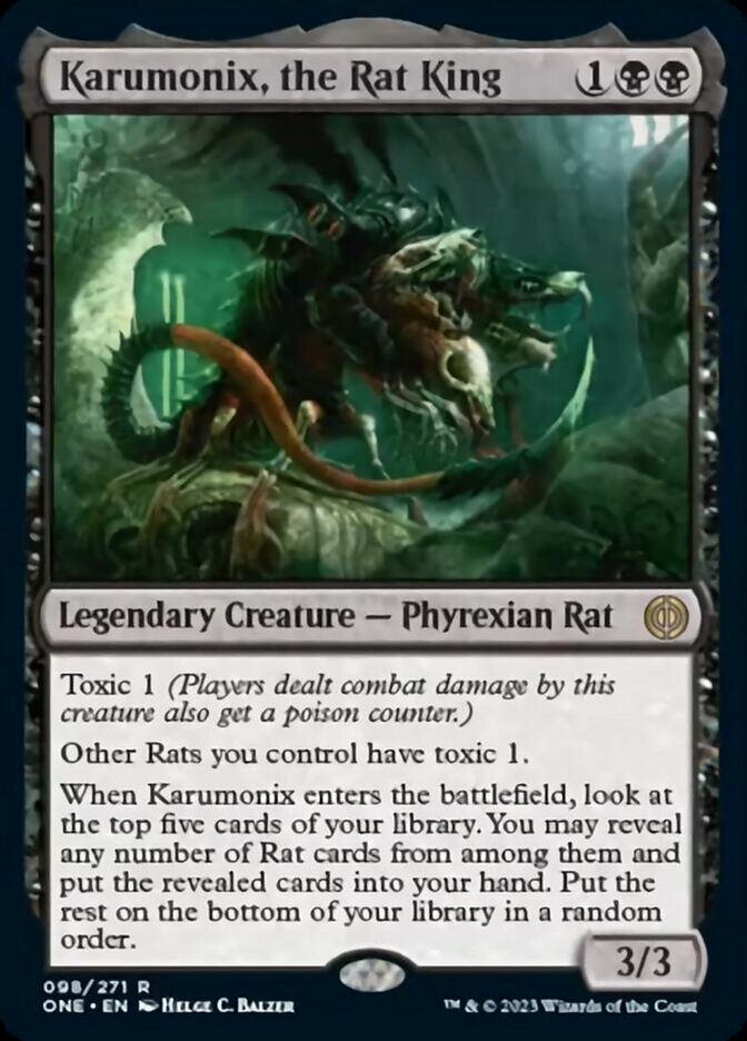 Karumonix, the Rat King [Phyrexia: All Will Be One] | Tabernacle Games