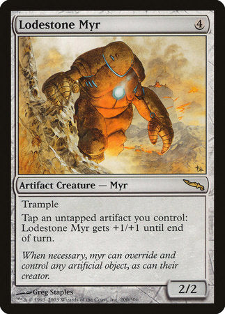 Lodestone Myr [Mirrodin] | Tabernacle Games