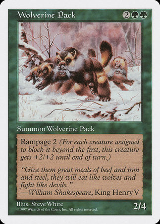 Wolverine Pack [Fifth Edition] | Tabernacle Games