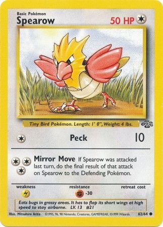 Spearow (62/64) [Jungle Unlimited] | Tabernacle Games