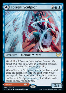 Torrent Sculptor // Flamethrower Sonata [Strixhaven: School of Mages] | Tabernacle Games