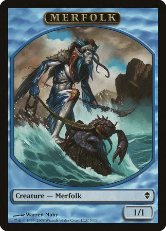 Merfolk Token [Zendikar Tokens] | Tabernacle Games