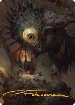 Nothic Art Card (Gold-Stamped Signature) [Commander Legends: Battle for Baldur's Gate Art Series] | Tabernacle Games