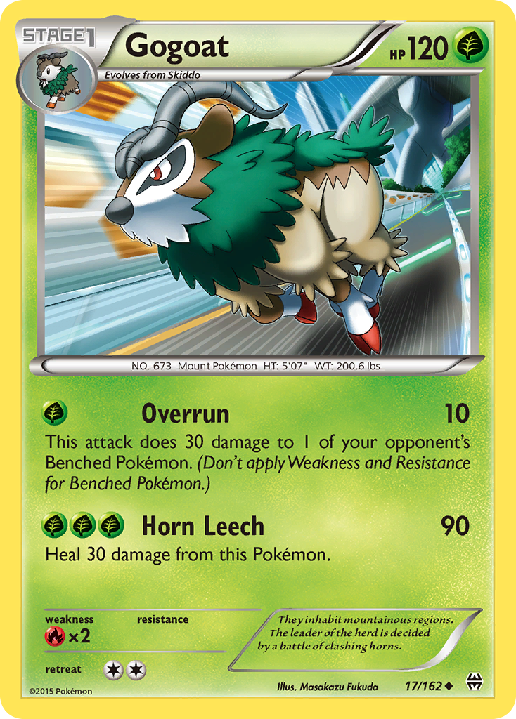 Gogoat (17/162) [XY: BREAKthrough] | Tabernacle Games