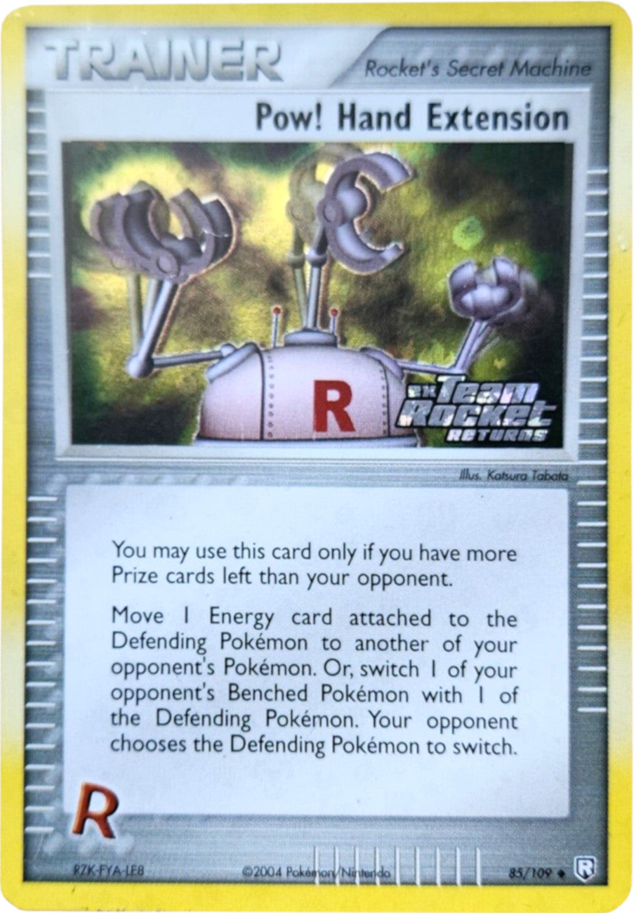 Pow! Hand Extension (85/109) (Stamped) [EX: Team Rocket Returns] | Tabernacle Games