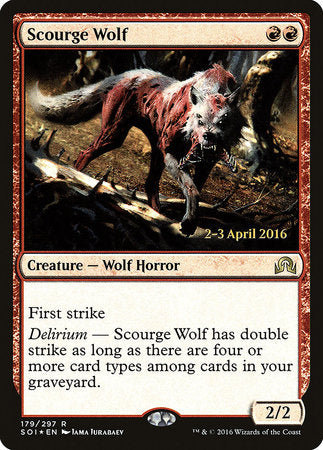 Scourge Wolf [Shadows over Innistrad Promos] | Tabernacle Games