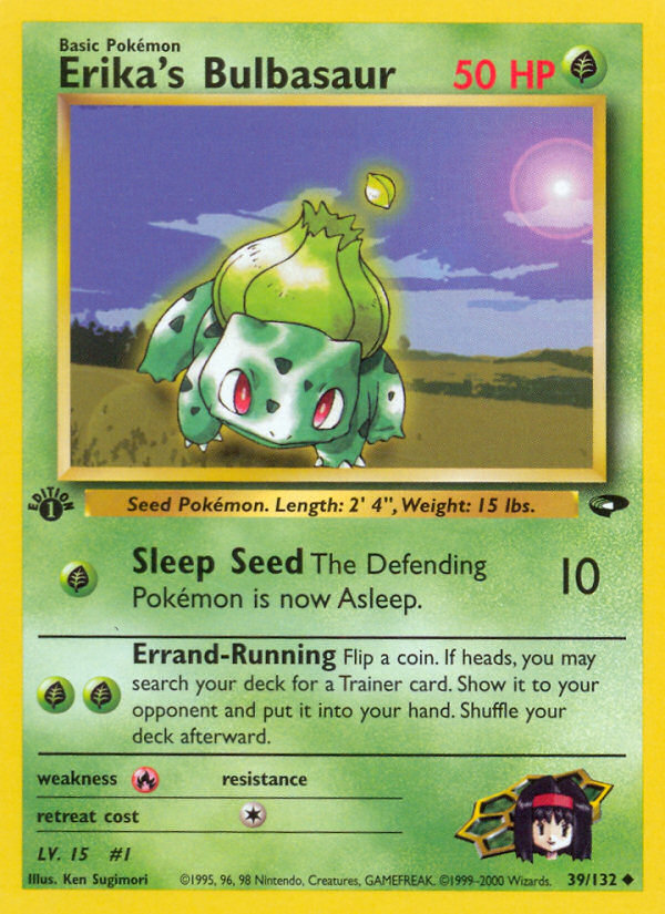 Erika's Bulbasaur (39/132) [Gym Challenge 1st Edition] | Tabernacle Games