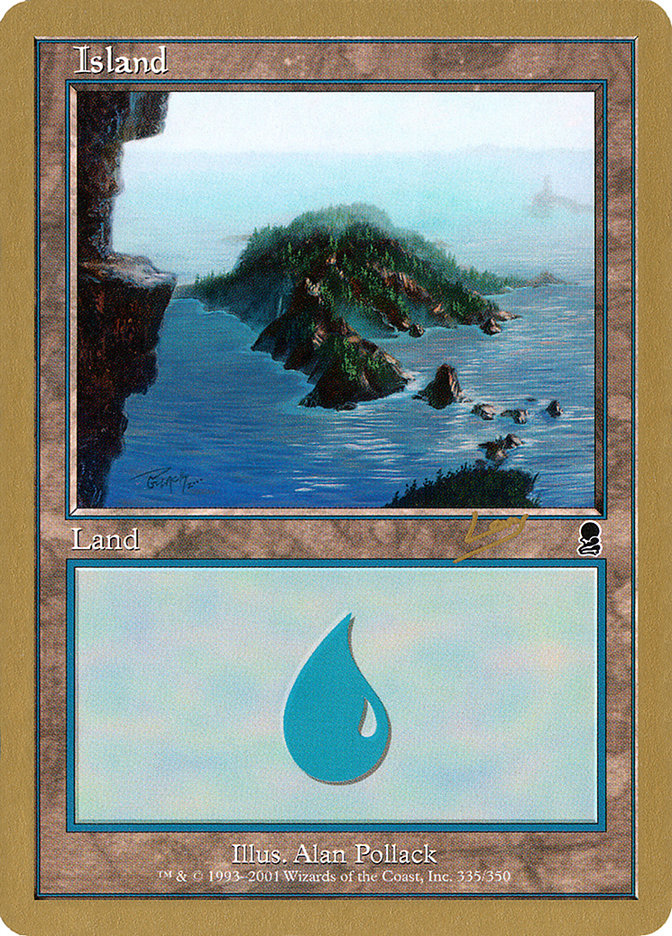 Island (rl335) (Raphael Levy) [World Championship Decks 2002] | Tabernacle Games