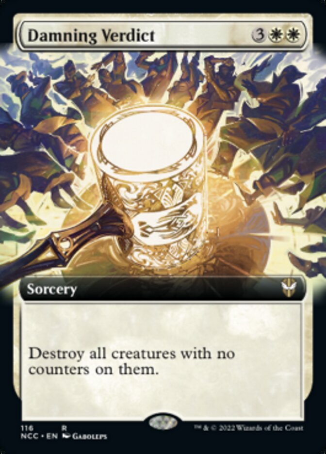 Damning Verdict (Extended Art) [Streets of New Capenna Commander] | Tabernacle Games