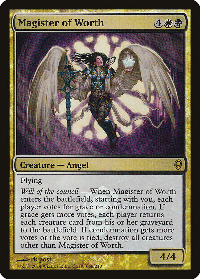 Magister of Worth (Launch) [Conspiracy Promos] | Tabernacle Games