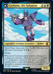 Cyclonus, the Saboteur // Cyclonus, Cybertronian Fighter [Universes Beyond: Transformers] | Tabernacle Games