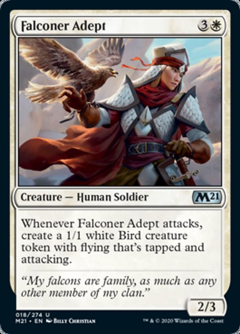 Falconer Adept [Core Set 2021] | Tabernacle Games