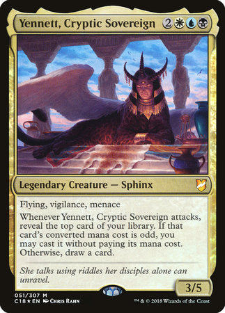 Yennett, Cryptic Sovereign [Commander 2018] | Tabernacle Games