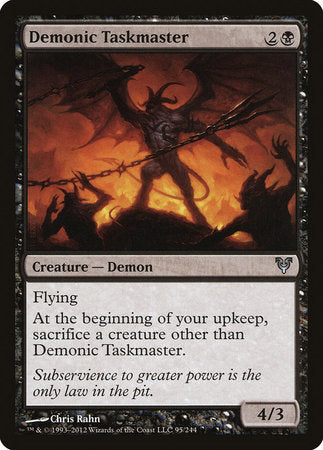 Demonic Taskmaster [Avacyn Restored] | Tabernacle Games