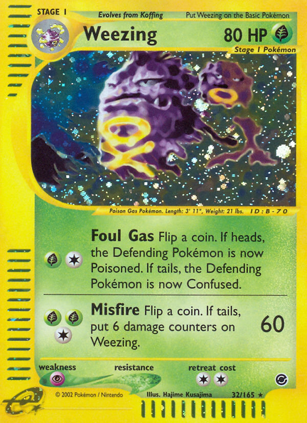 Weezing (32/165) [Expedition: Base Set] | Tabernacle Games