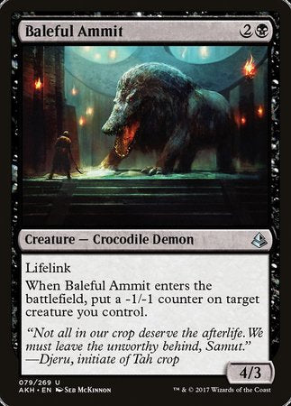 Baleful Ammit [Amonkhet] | Tabernacle Games