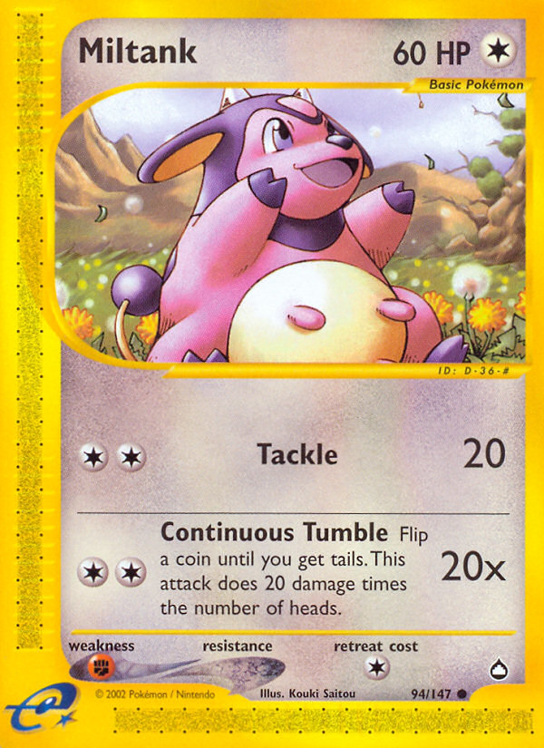 Miltank (94/147) [Aquapolis] | Tabernacle Games