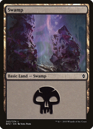 Swamp (263) [Battle for Zendikar] | Tabernacle Games