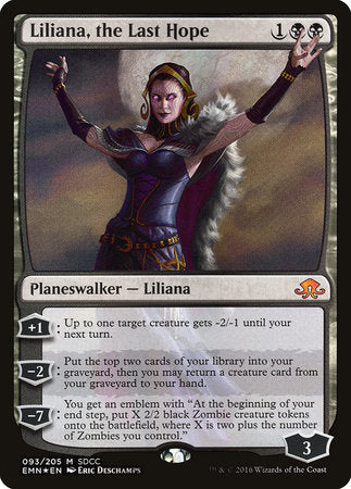 Liliana, the Last Hope SDCC 2016 EXCLUSIVE [San Diego Comic-Con 2016] | Tabernacle Games
