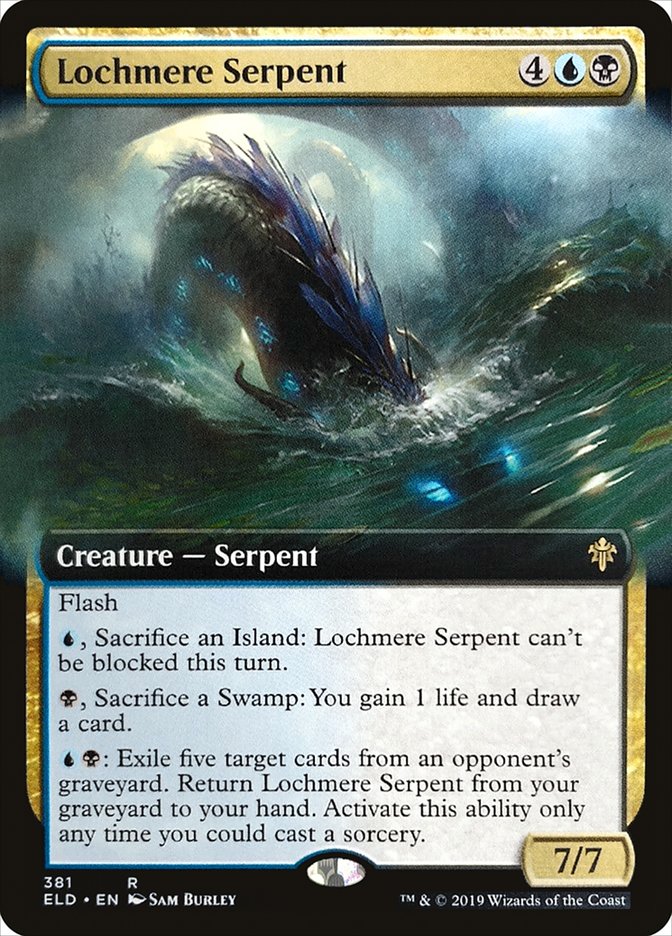 Lochmere Serpent (Extended Art) [Throne of Eldraine] | Tabernacle Games