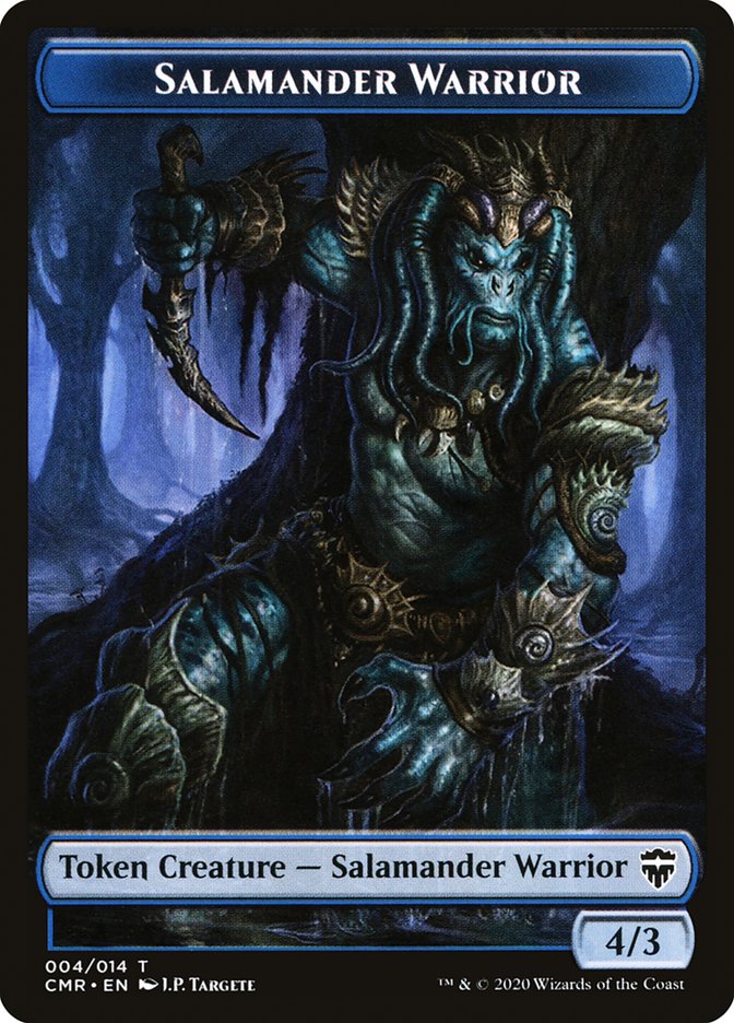 Salamander Warrior // The Monarch Token [Commander Legends Tokens] | Tabernacle Games