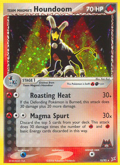 Team Magma's Houndoom (10/95) [EX: Team Magma vs Team Aqua] | Tabernacle Games