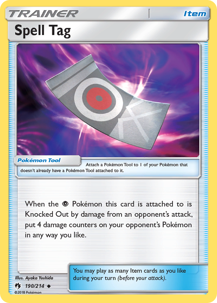 Spell Tag (190/214) [Sun & Moon: Lost Thunder] | Tabernacle Games