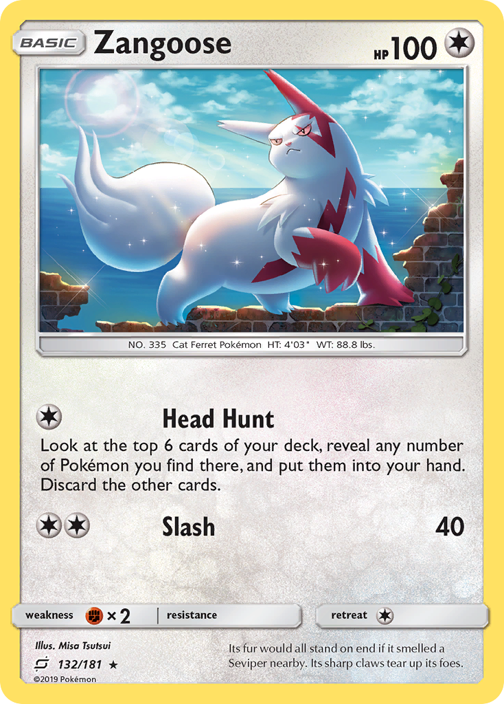 Zangoose (132/181) [Sun & Moon: Team Up] | Tabernacle Games