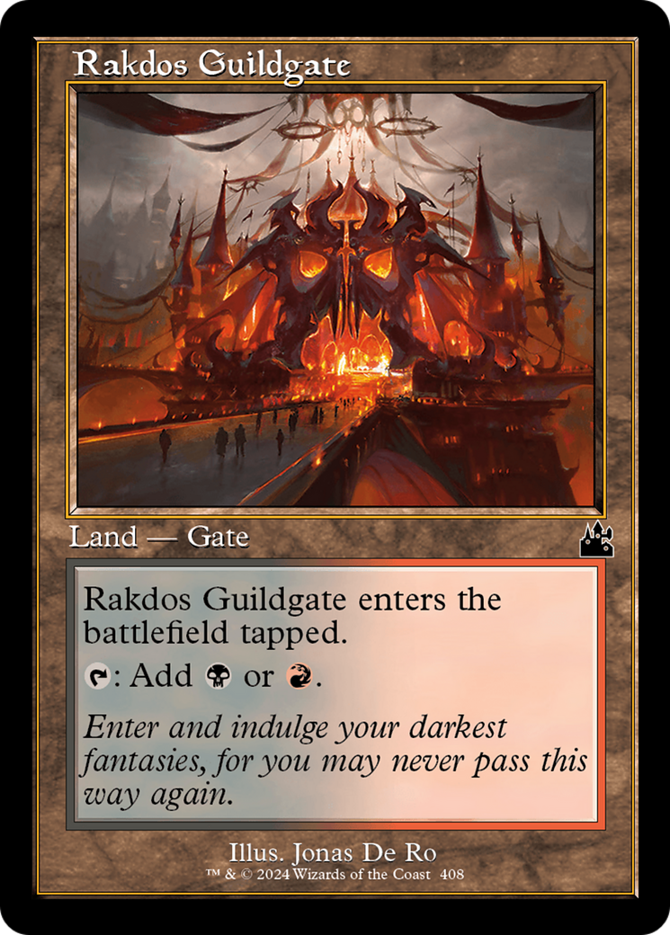 Rakdos Guildgate (Retro Frame) [Ravnica Remastered] | Tabernacle Games