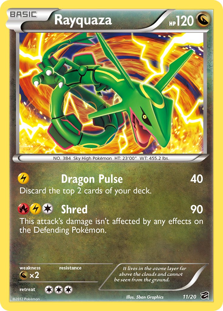 Rayquaza (11/20) (Blister Exclusive) [Black & White: Dragon Vault] | Tabernacle Games