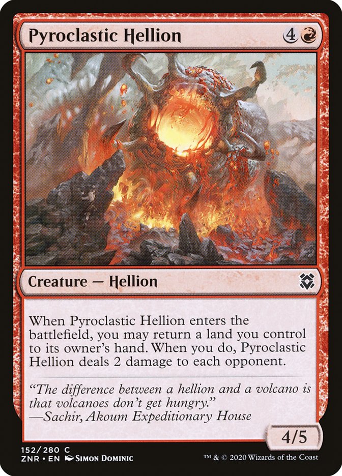 Pyroclastic Hellion [Zendikar Rising] | Tabernacle Games