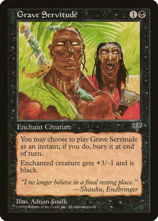Grave Servitude [Mirage] | Tabernacle Games