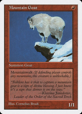 Mountain Goat [Fifth Edition] | Tabernacle Games