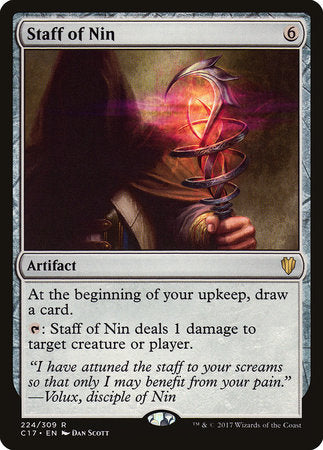 Staff of Nin [Commander 2017] | Tabernacle Games