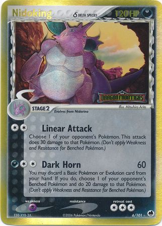 Nidoking (6/101) (Delta Species) (Stamped) [EX: Dragon Frontiers] | Tabernacle Games