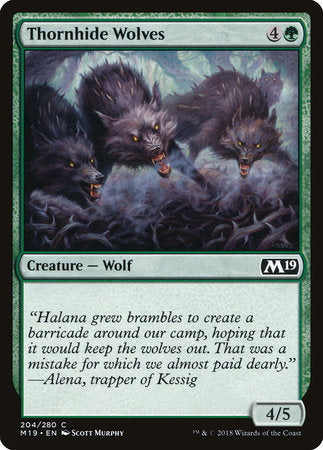 Thornhide Wolves [Core Set 2019] | Tabernacle Games