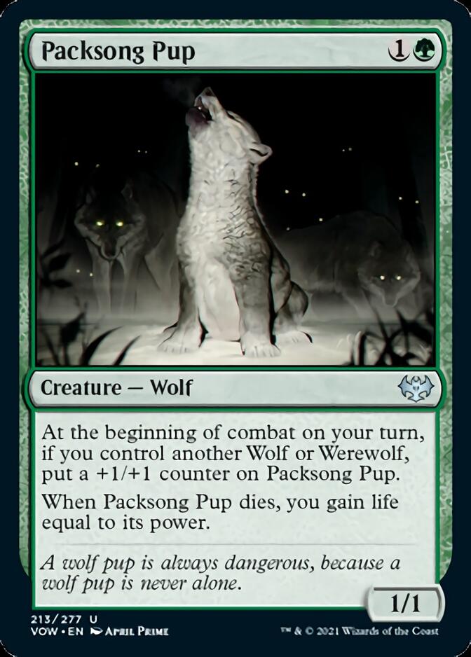 Packsong Pup [Innistrad: Crimson Vow] | Tabernacle Games