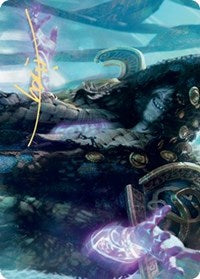 Valki, God of Lies Art Card (Gold-Stamped Signature) [Kaldheim: Art Series] | Tabernacle Games