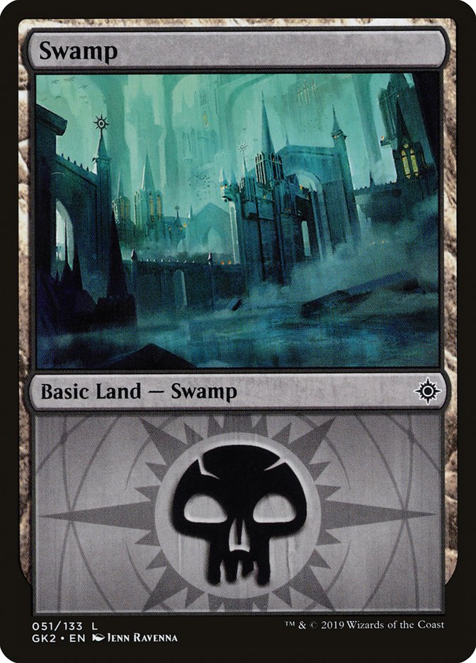 Swamp (51) [Ravnica Allegiance Guild Kit] | Tabernacle Games