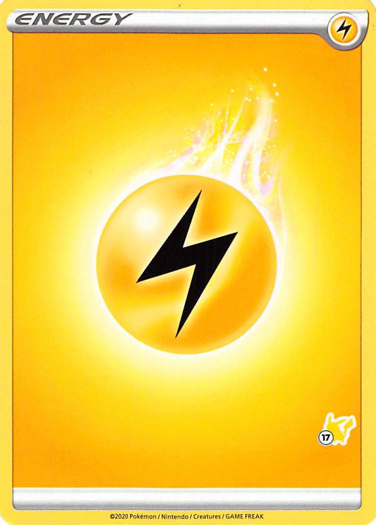 Lightning Energy (Pikachu Stamp #17) [Battle Academy 2022] | Tabernacle Games
