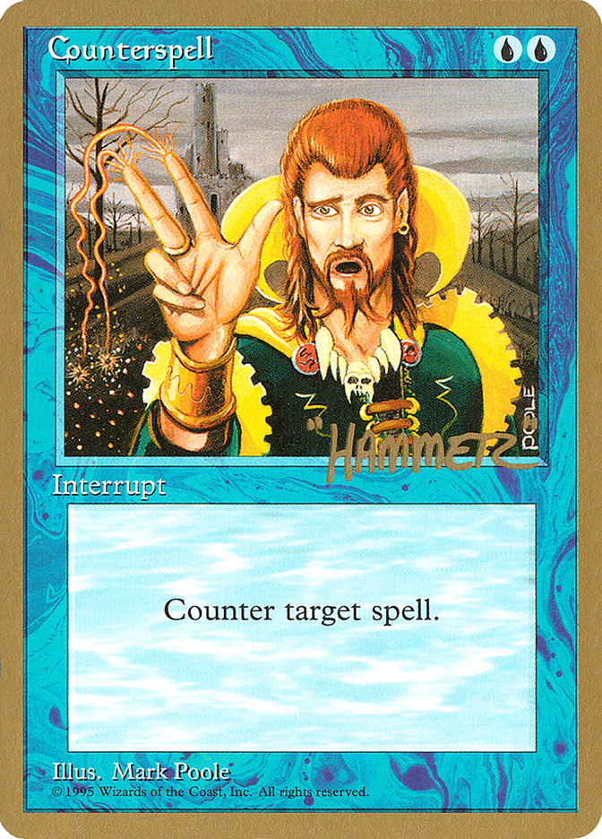 Counterspell (Shawn "Hammer" Regnier) [Pro Tour Collector Set] | Tabernacle Games